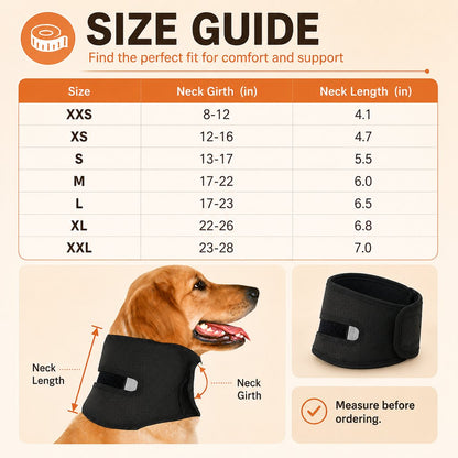 Soft Dog Neck Brace – Comfortable Post-Surgery Support