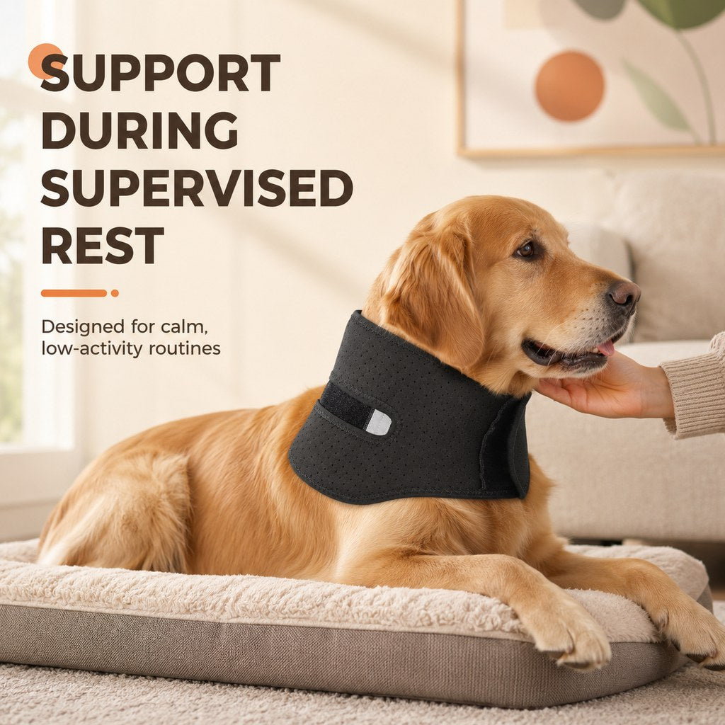 Dog Neck Support Brace – Breathable Rest Wrap