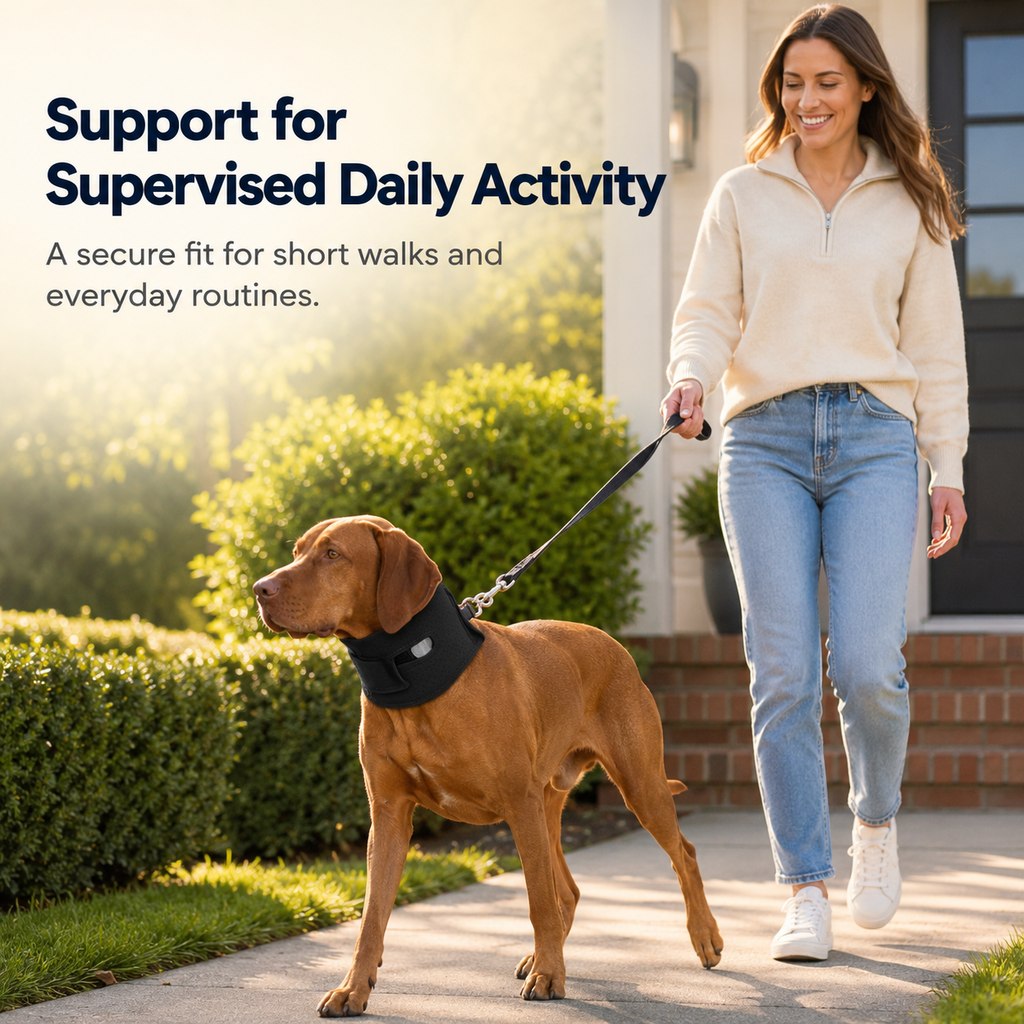 Dog Neck Support Brace – Breathable Recovery Collar
