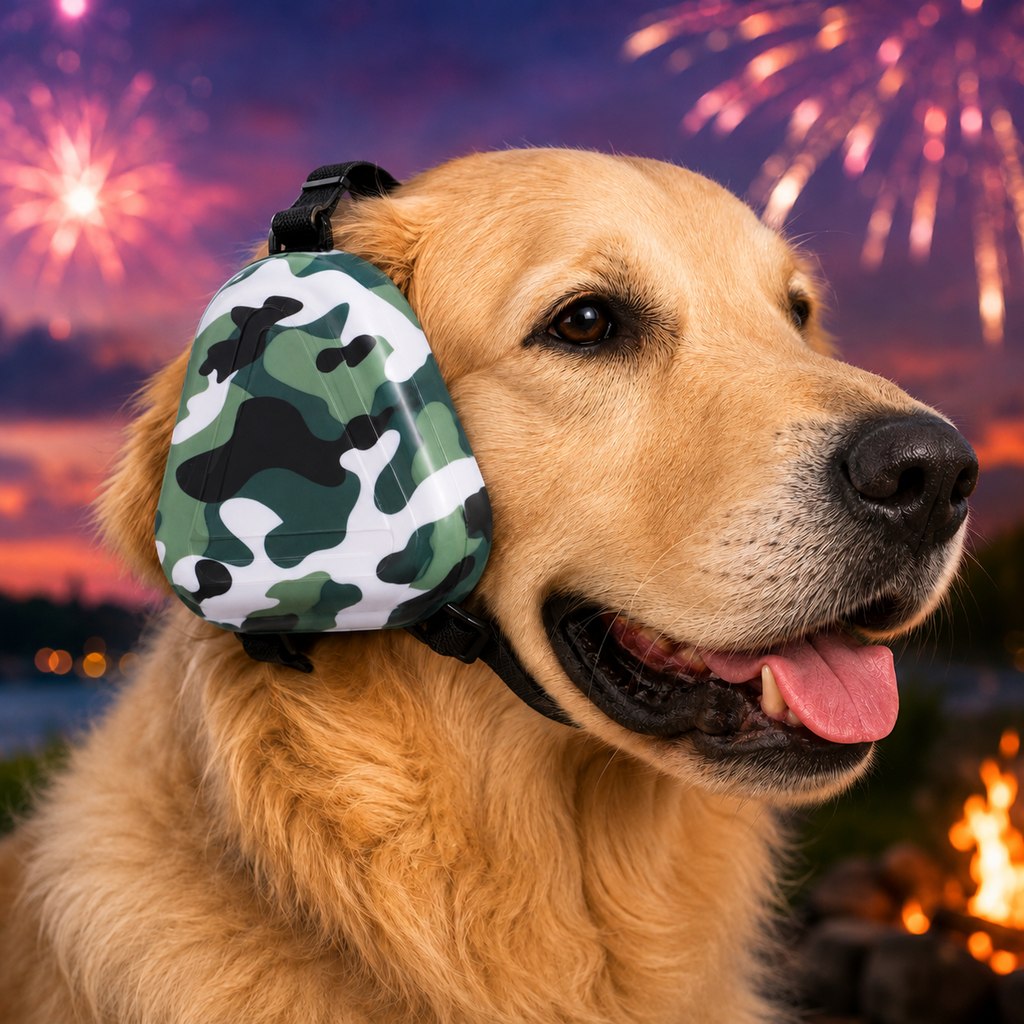 Dog Noise Reduction Ear Muffs – Calm During Fireworks
