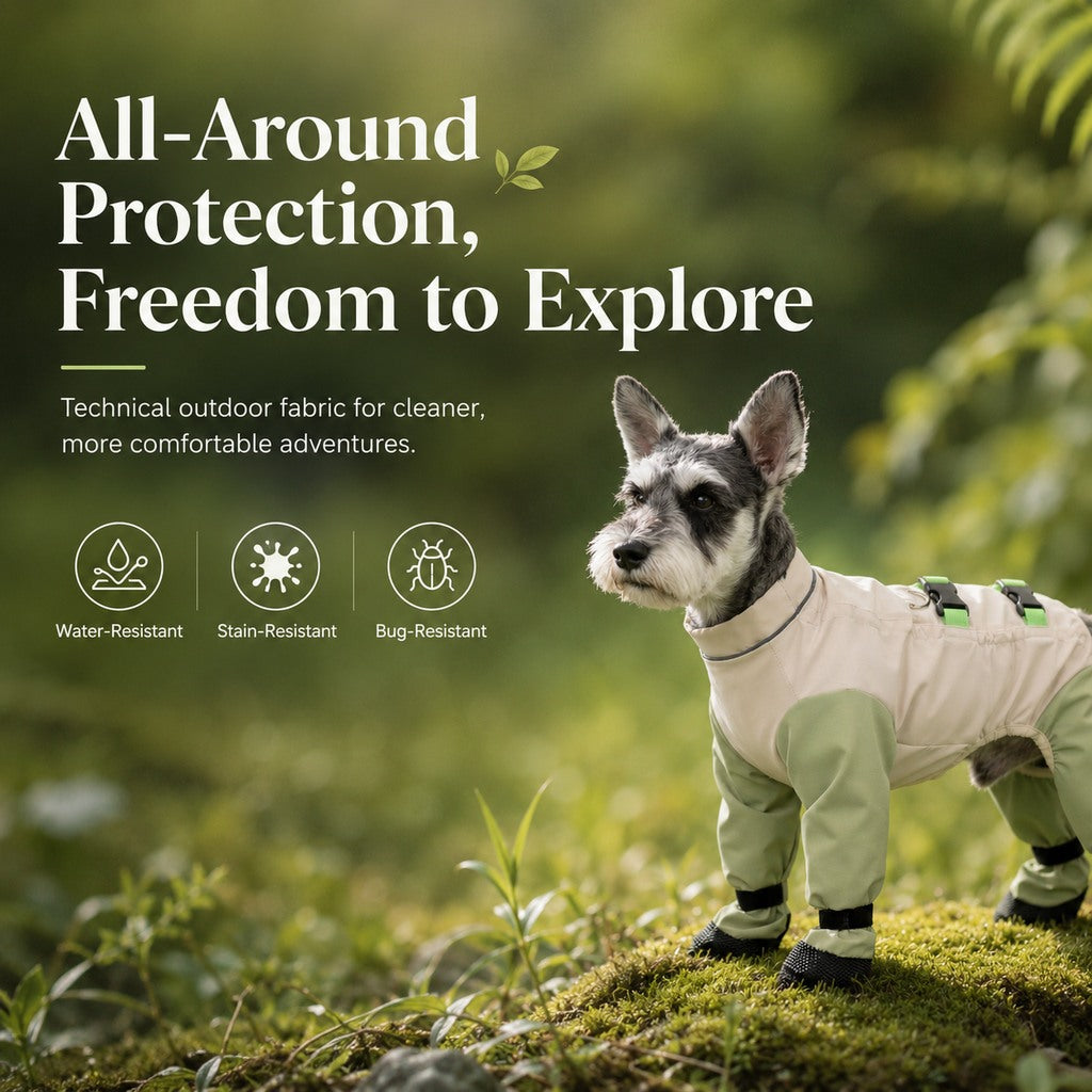 Dog Outdoor Protection Suit – Cleaner Fur on Walks