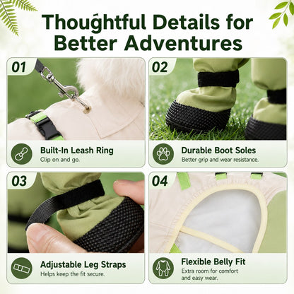 Dog Outdoor Protection Suit – Cleaner Fur on Walks