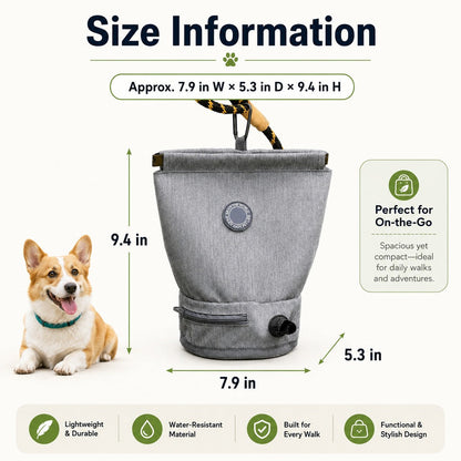 Dog Poop Bag Holder – Hands-Free Walks