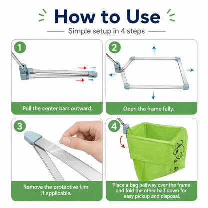 Foldable Dog Poop Catcher – No-Bend Waste Pickup