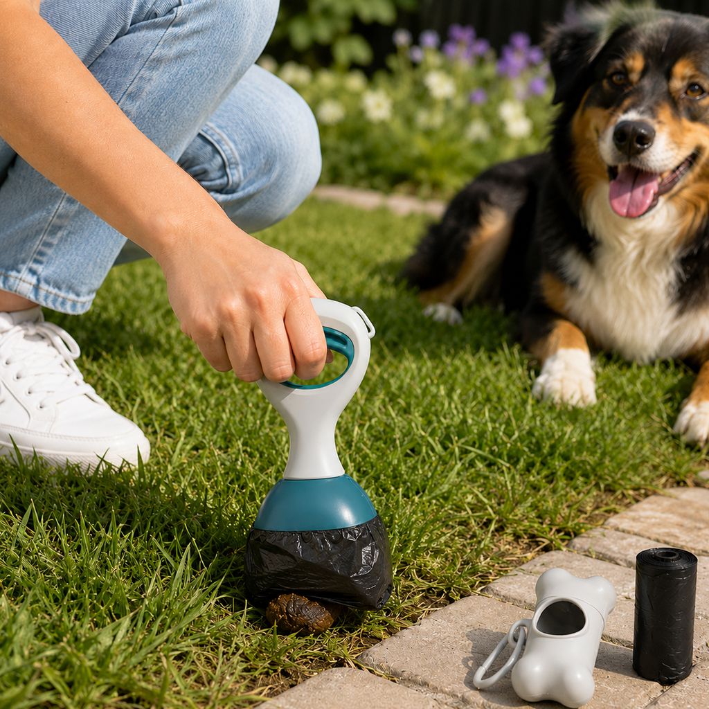 Dog Pooper Scooper – Less-Contact Easy Pickup