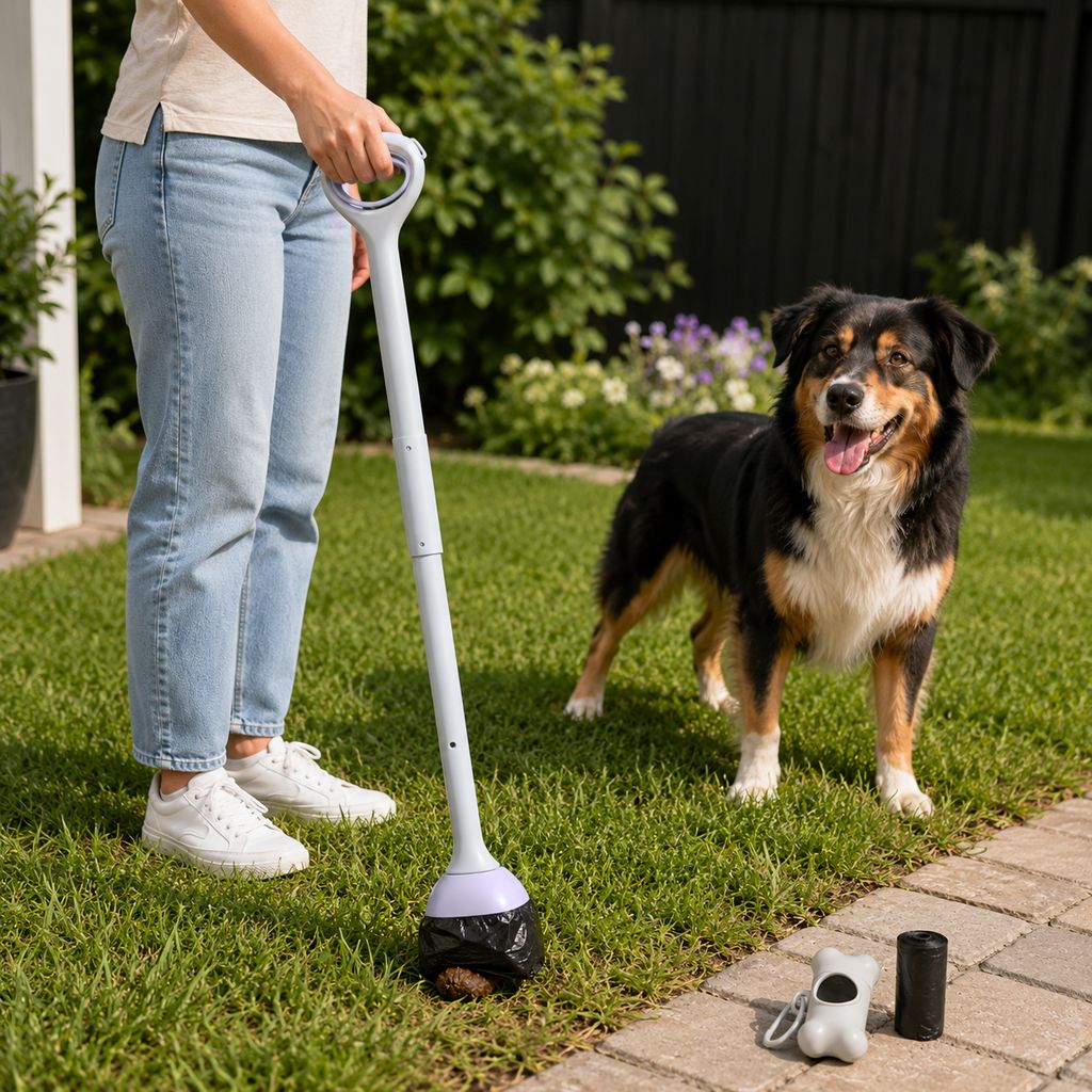 Dog Pooper Scooper – Less-Contact Easy Pickup