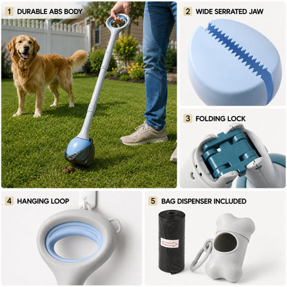Dog Pooper Scooper – Less-Contact Easy Pickup