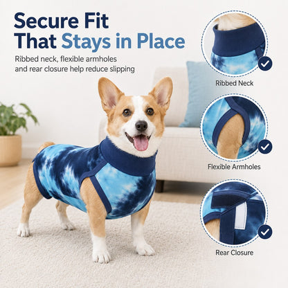 Spay & Neuter Recovery Onesie – Soft Anti-Lick