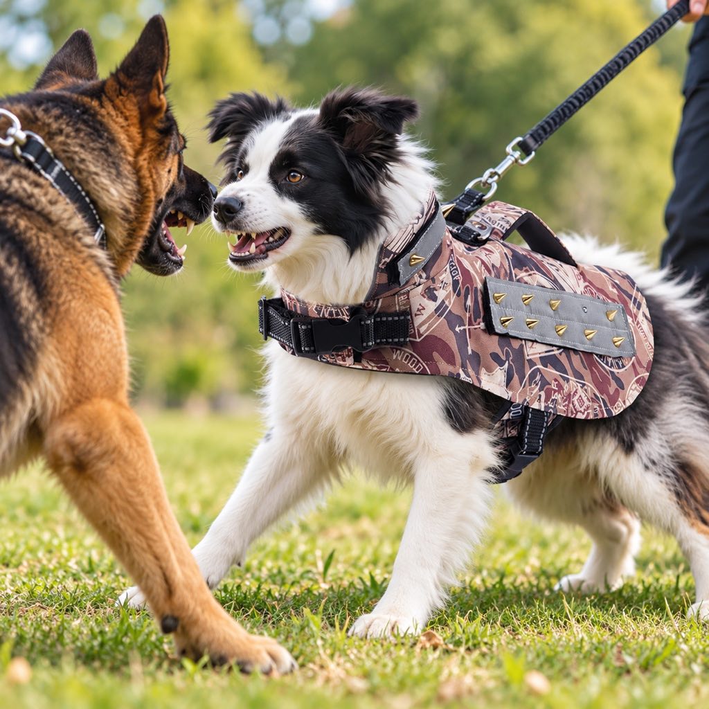 Anti-Bite Protective Dog Vest – Neck & Body Guard