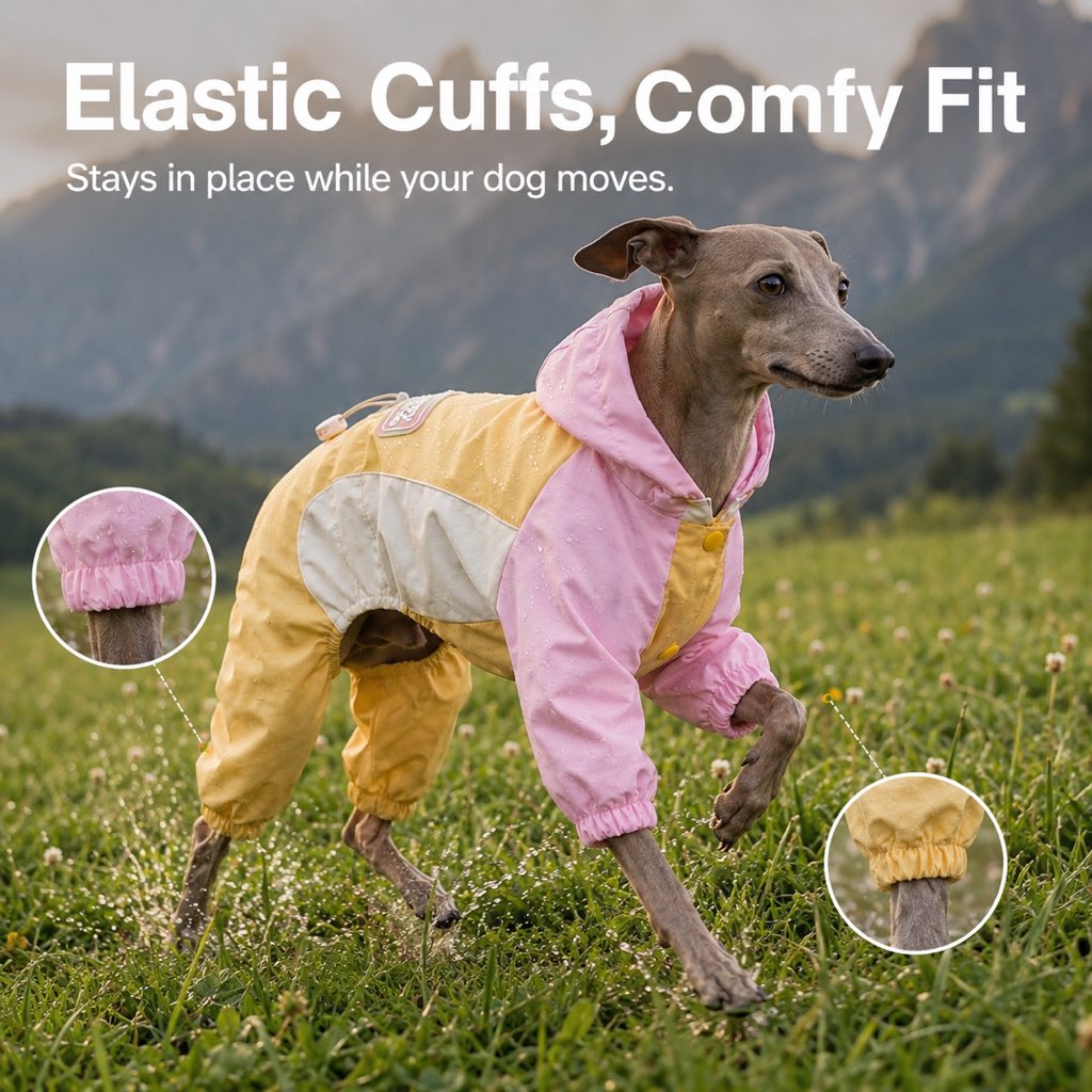 Waterproof Dog Rain Suit – Full-Body Mud Protection