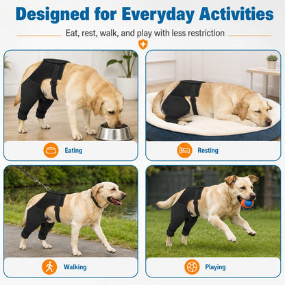 Dog Rear Leg Recovery Sleeve – Stops Licking