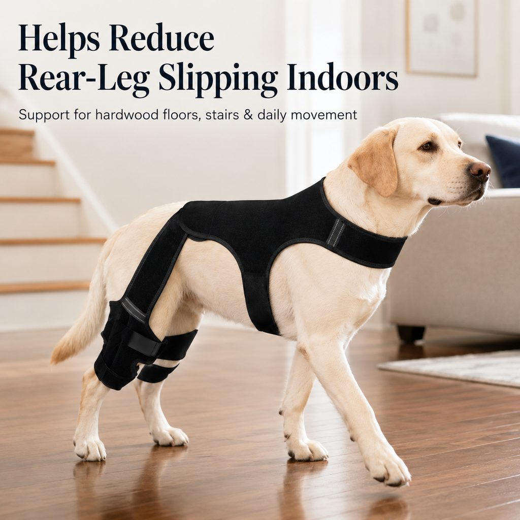 Dog Rear Leg Support Brace – Hind Leg Stability