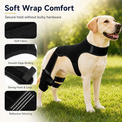 Dog Rear Leg Support Brace – Hind Leg Stability