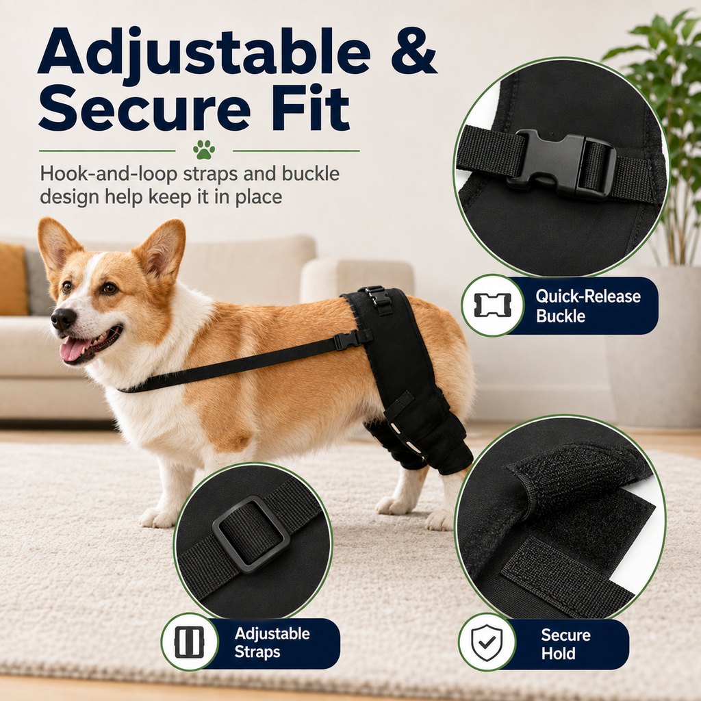 Hind Leg Dog Support Brace – Steadier Walking