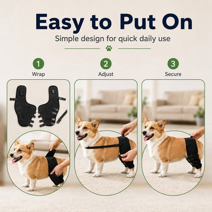 Hind Leg Dog Support Brace – Steadier Walking