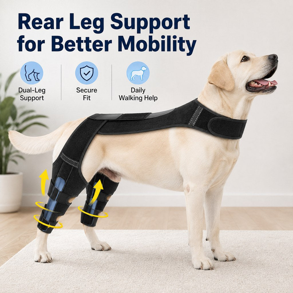 Dual Hind Leg Dog Support Harness – Walk & Stand Easier