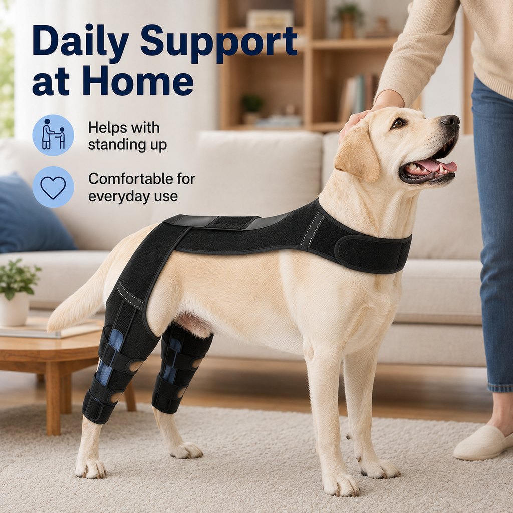 Dual Hind Leg Dog Support Harness – Walk & Stand Easier