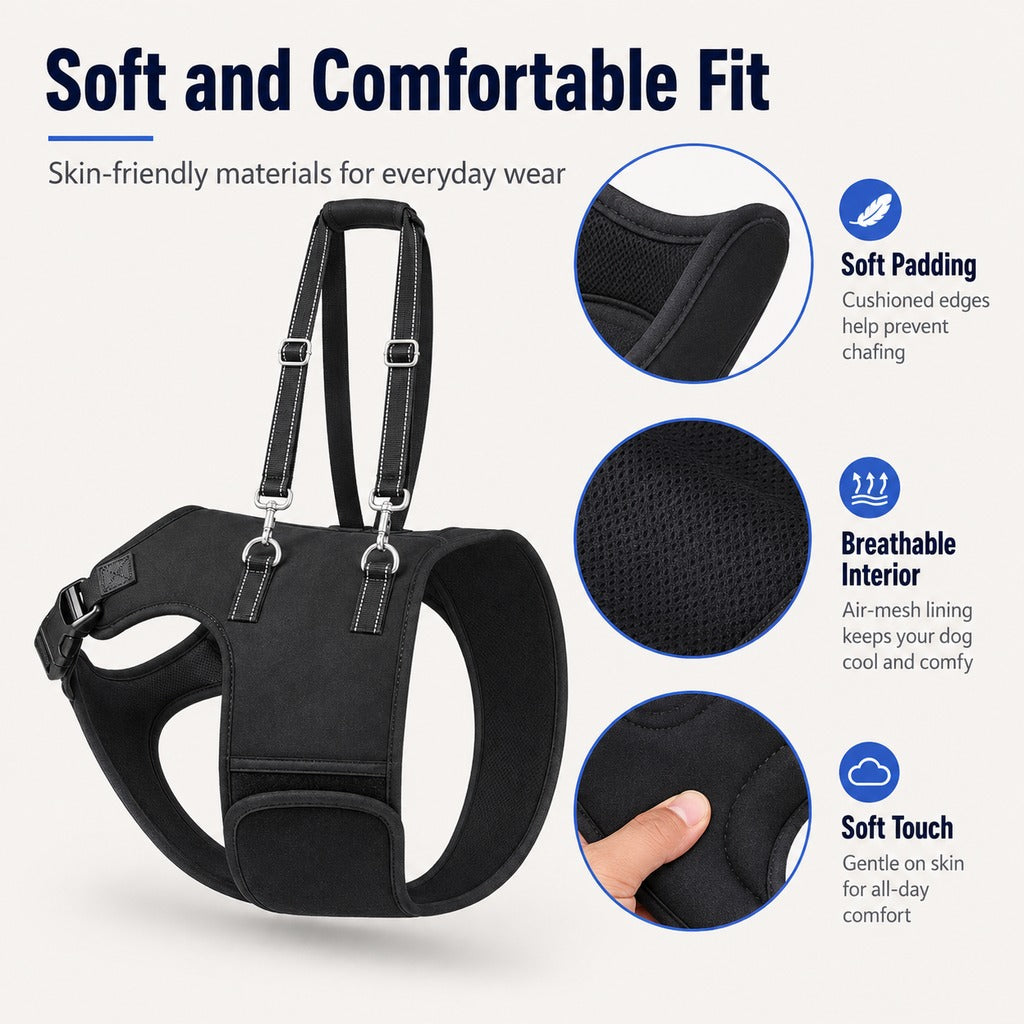 Senior Dog Rear Leg Harness – Walking Lift Support