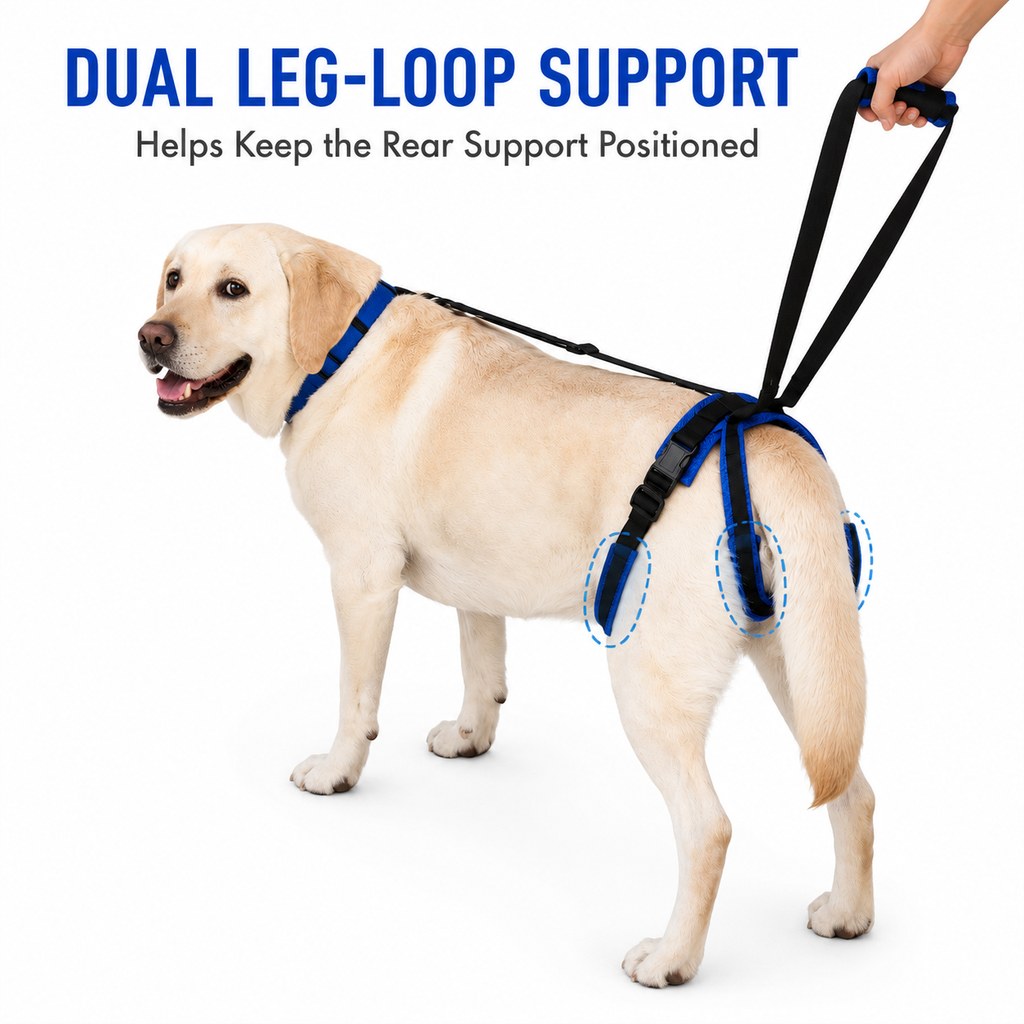 Dog Rear Lift Harness – Hind Leg Support