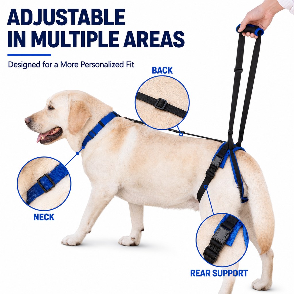 Dog Rear Lift Harness – Hind Leg Support