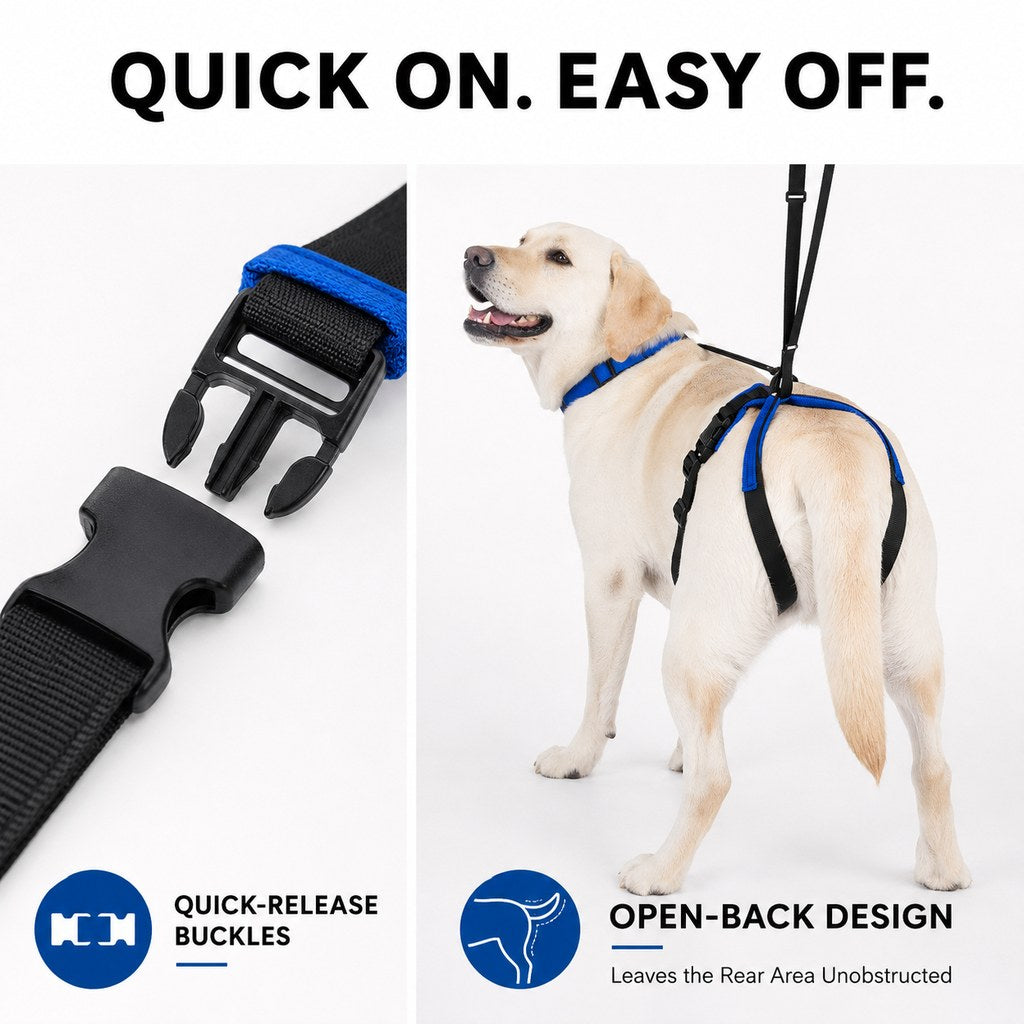 Dog Rear Lift Harness – Hind Leg Support