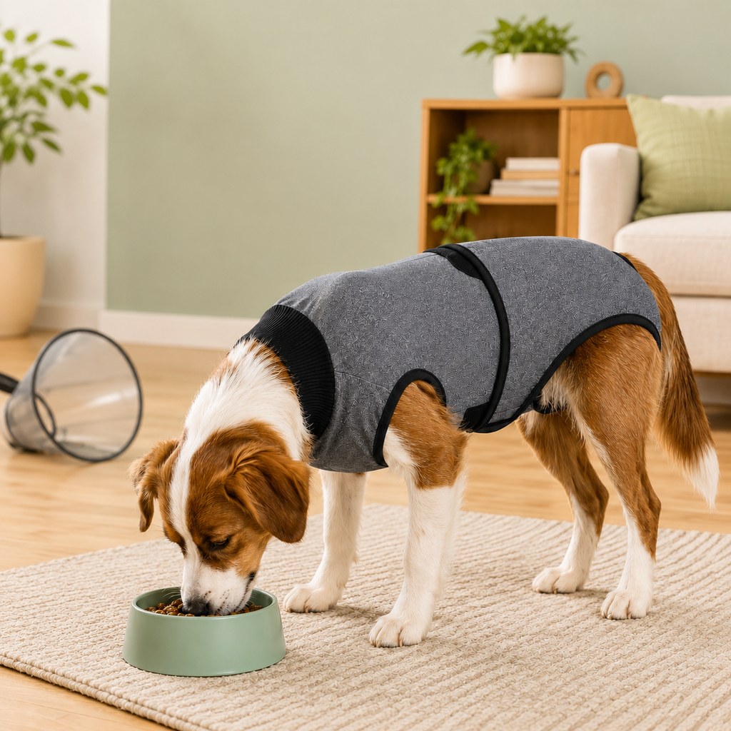 Dog Surgery Recovery Suit – Comfy Cone Alternative
