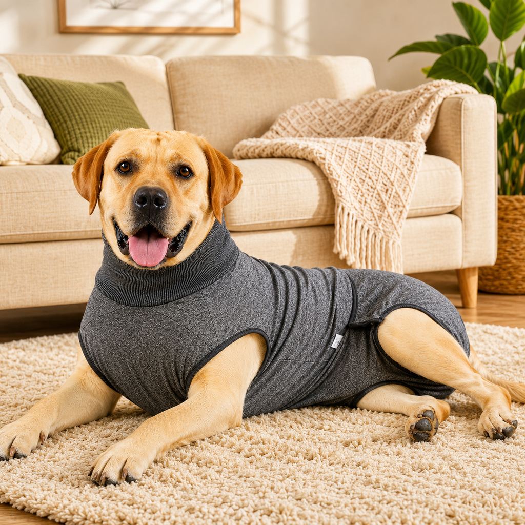 Padded Dog Recovery Suit – Surgery & Heat Protection