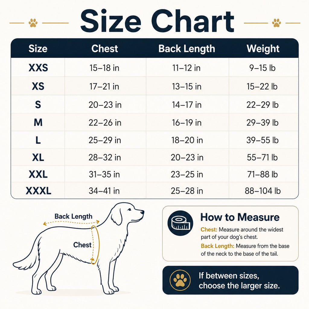 Padded Dog Recovery Suit – Surgery & Heat Protection