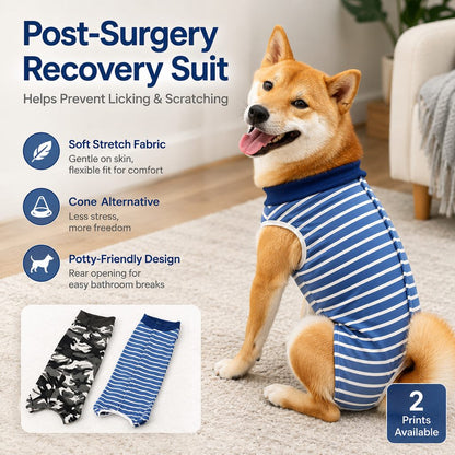 Spay & Neuter Recovery Suit – Anti-Lick Cone Alternative