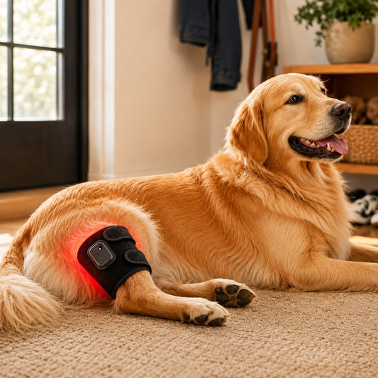 Red Light Dog Joint Wrap – 20-LED Comfort Support