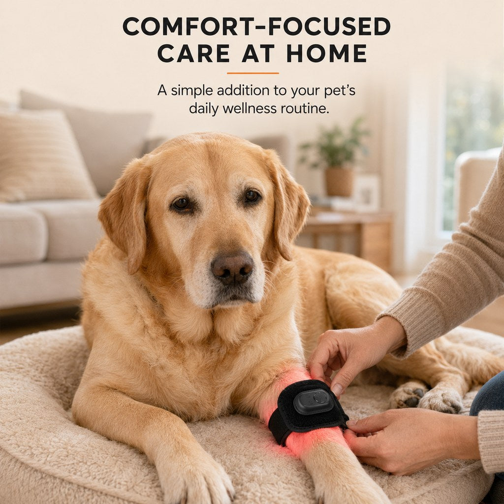 Rechargeable Red Light Dog Leg Wrap – Cord-Free Care