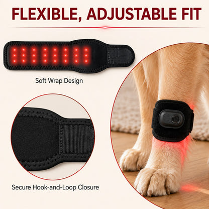Rechargeable Red Light Dog Leg Wrap – Cord-Free Care