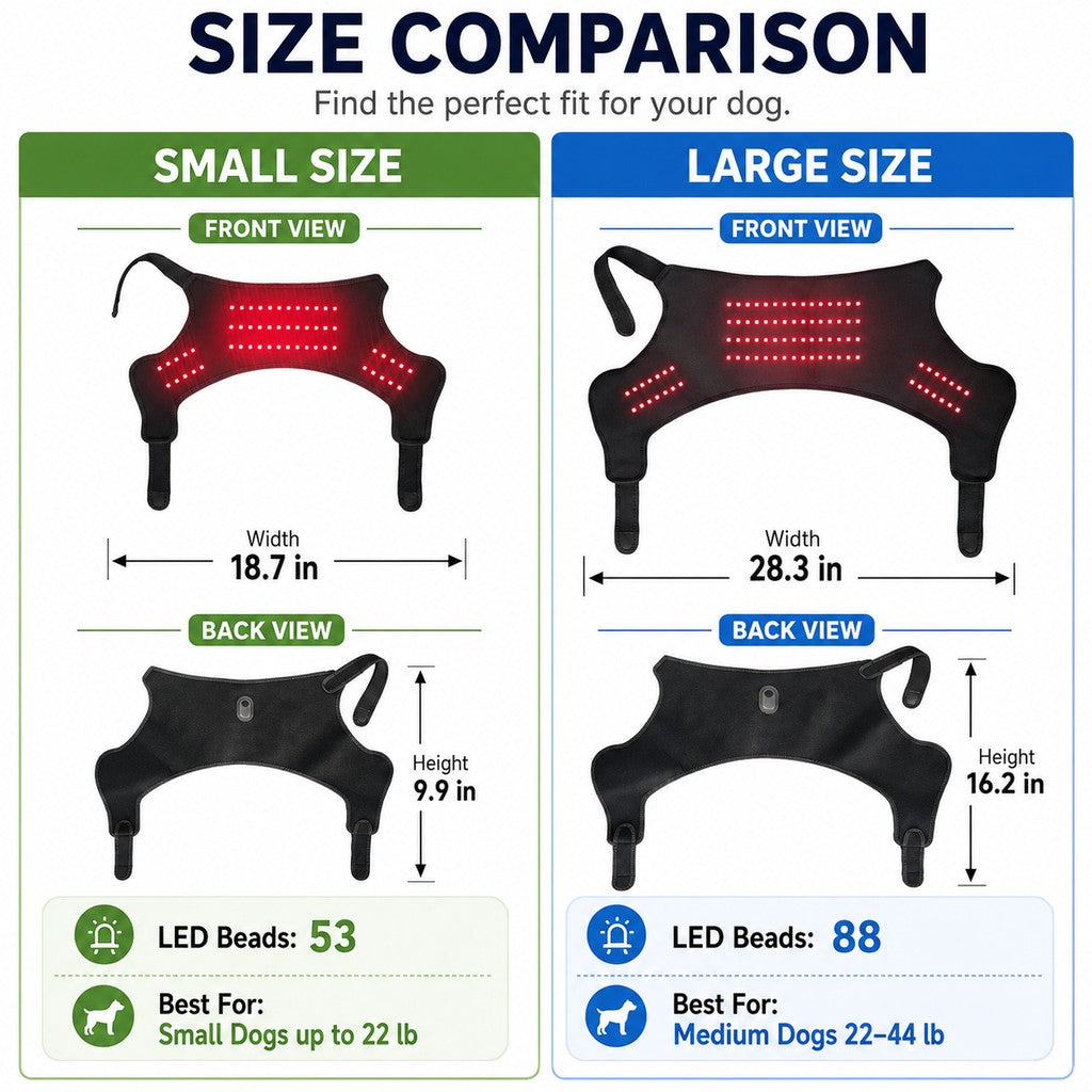 Red Light Dog Sleeve – Back & Hip Care