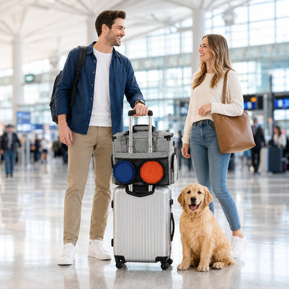 Pet Travel Bag Organizer – Bowls, Food & Gear in One