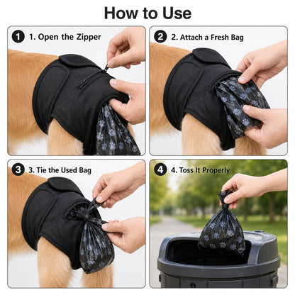 Dog Waste Catcher Pants – Easier Poop Cleanup