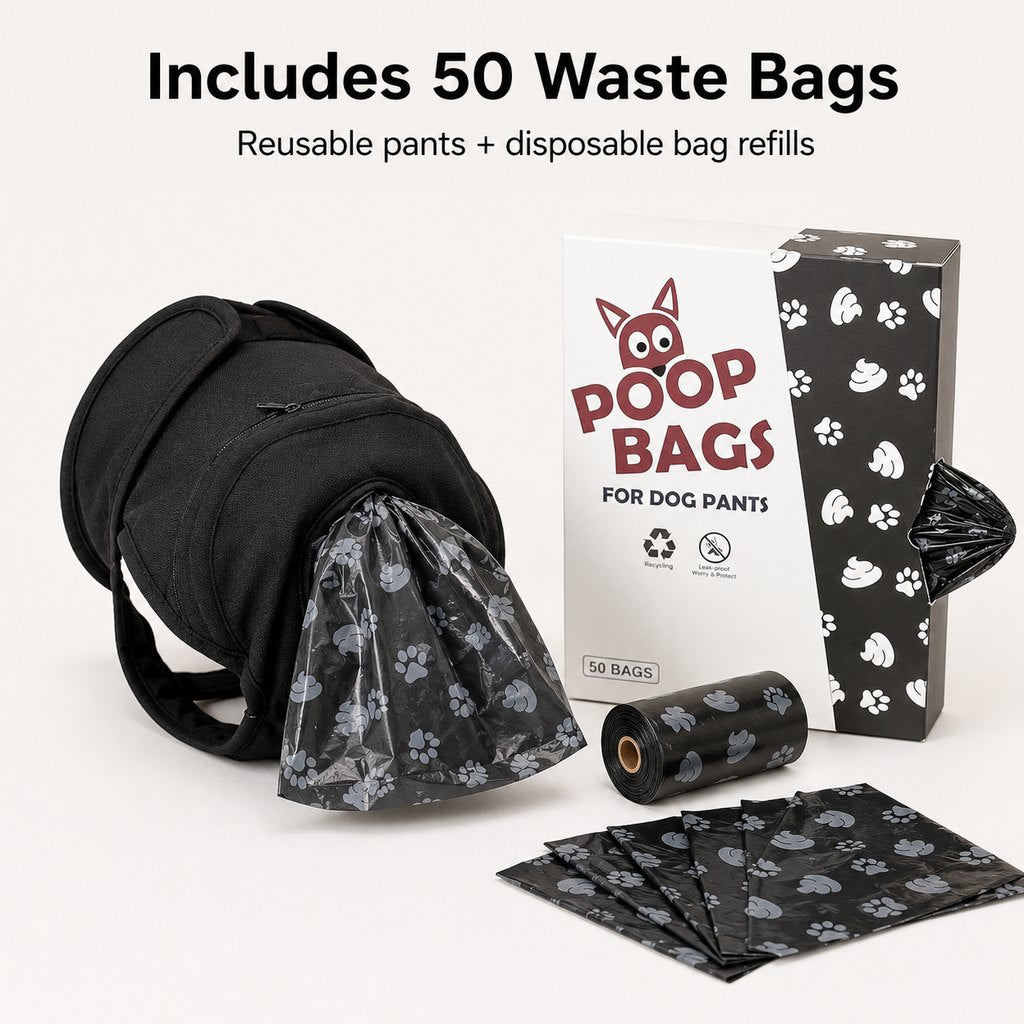 Dog Waste Catcher Pants – Easier Poop Cleanup