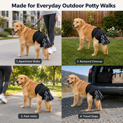 Dog Waste Catcher Pants – Easier Poop Cleanup