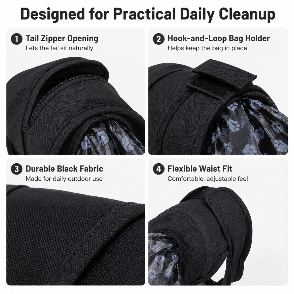 Dog Waste Catcher Pants – Easier Poop Cleanup