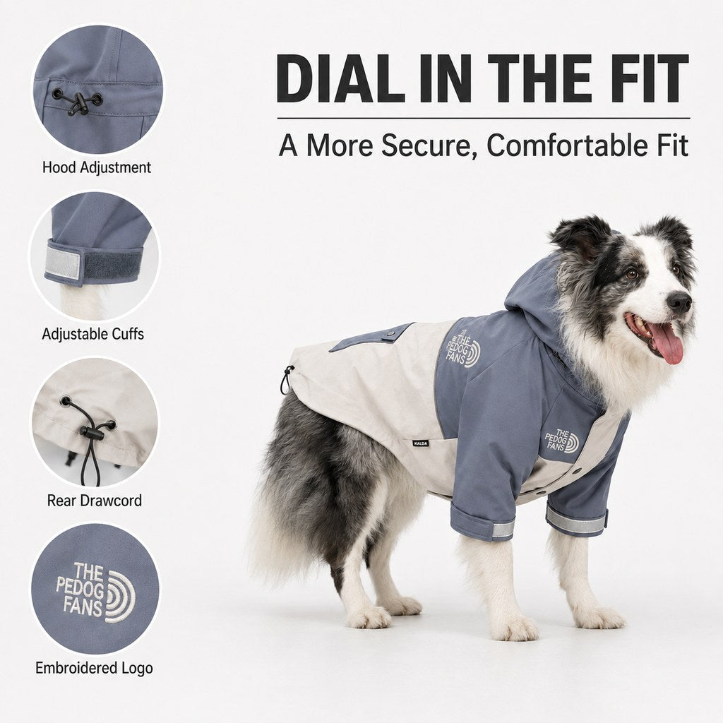 Water-Resistant Dog Windbreaker – Rain & Wind Cover