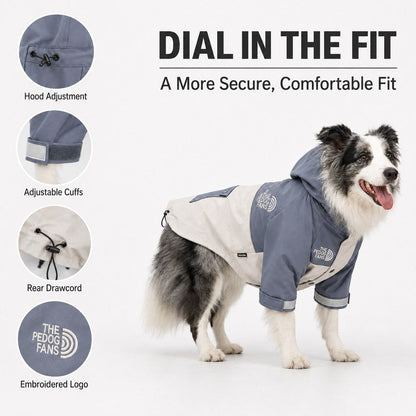 Water-Resistant Dog Windbreaker – Rain & Wind Cover