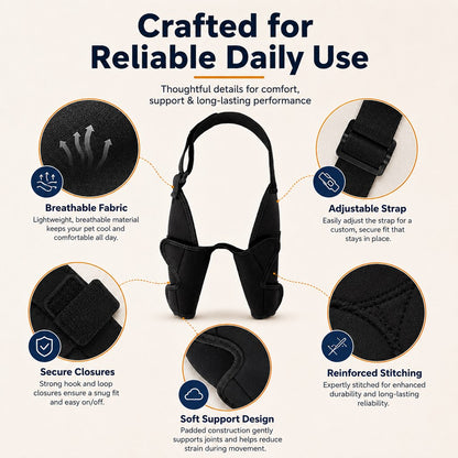 Dual Front Leg Dog Brace – Elbow & Joint Protection