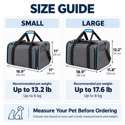 Expandable Pet Carrier – Extra Room for Travel