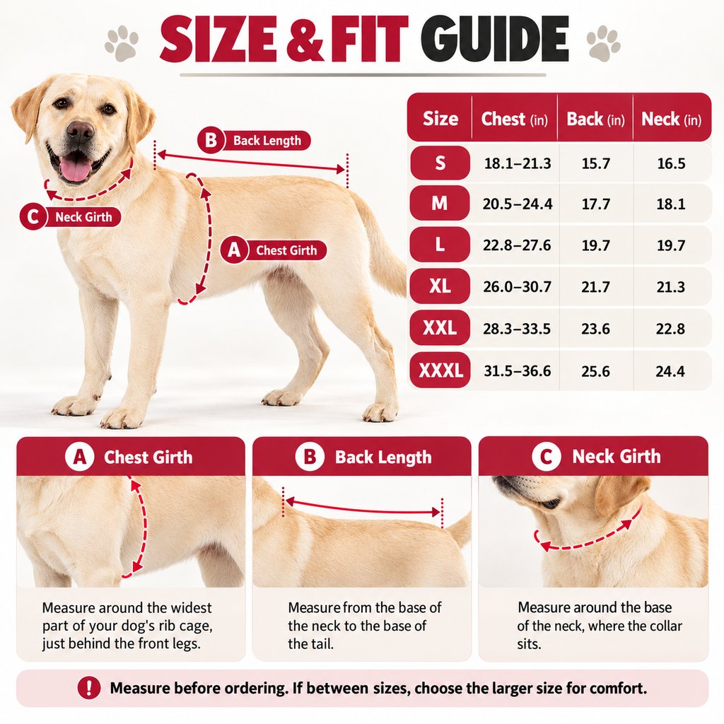 Fleece-Lined Winter Dog Coat – Warm & Reflective