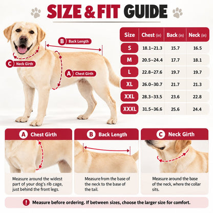 Fleece-Lined Winter Dog Coat – Warm & Reflective