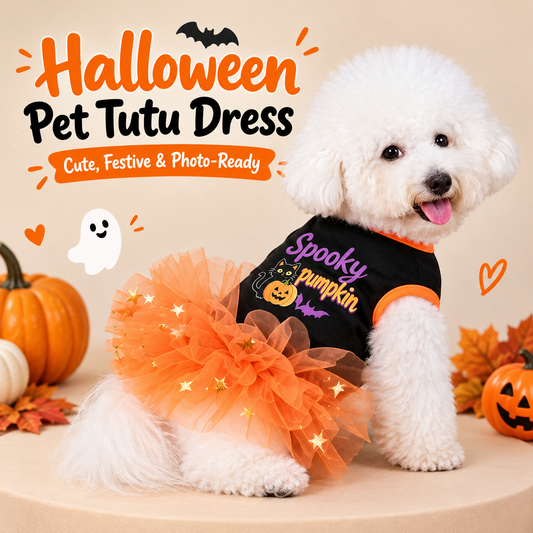 Halloween Dog Tutu Dress – Soft & Lightweight
