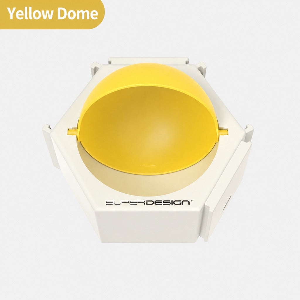 Hexagon Cat Puzzle Feeder – Slow Feeding Enrichment