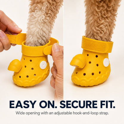Step-Activated RGB Dog Boots – Light-Up Night Walks