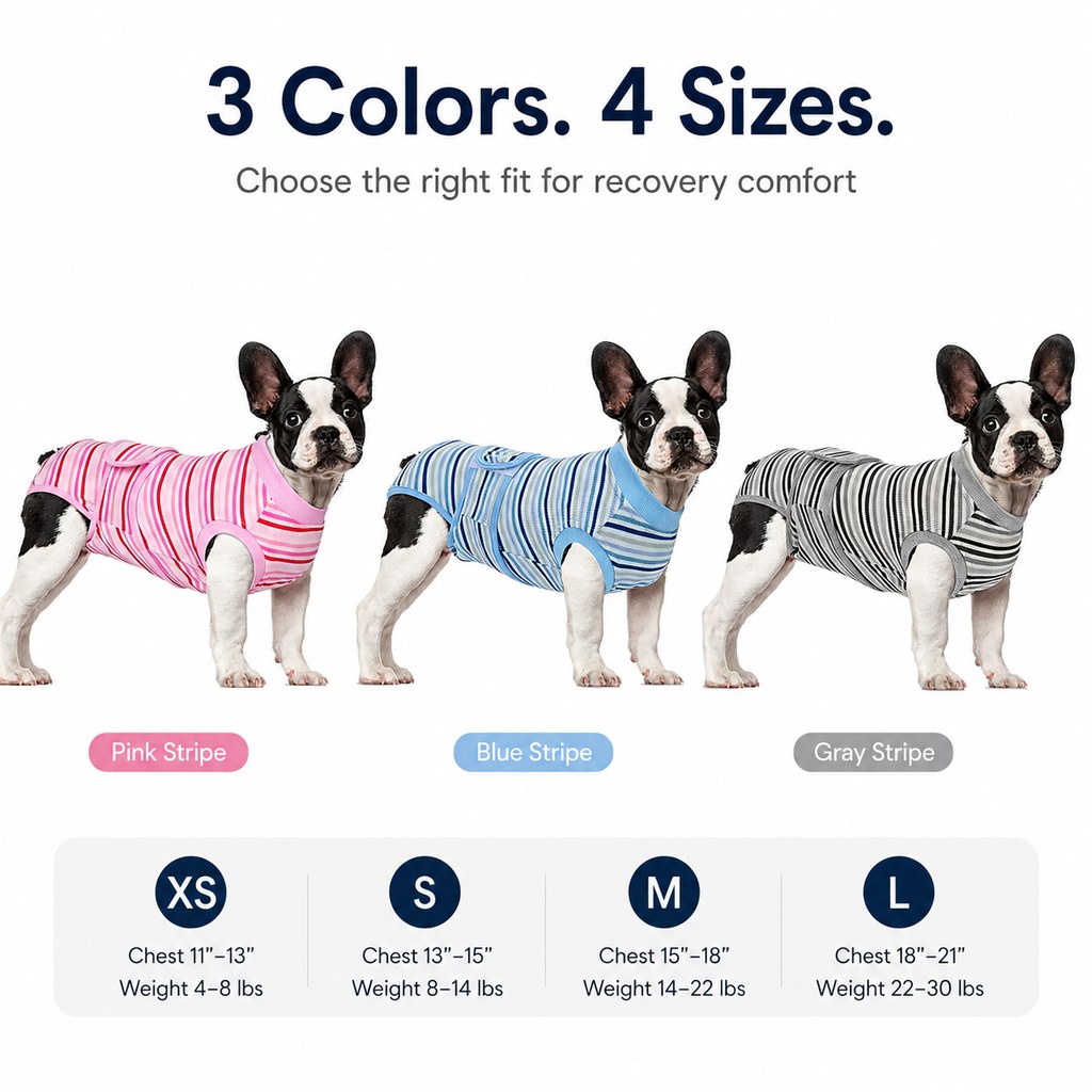 Breathable Dog Recovery Suit – Soft Cone Alternative