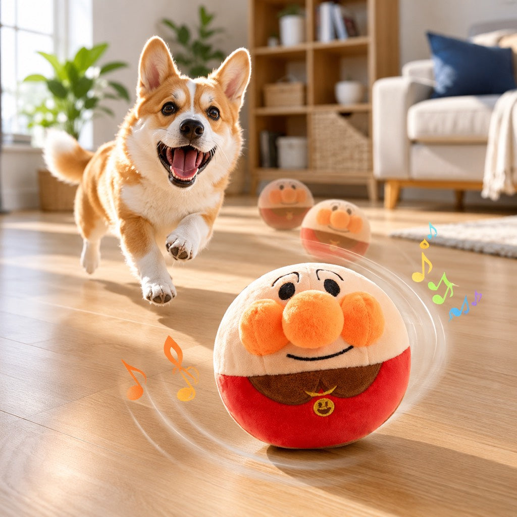 Electric Bouncing Plush Dog Toy – Indoor Chase Fun