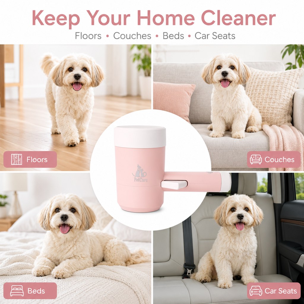 Electric Dog Paw Cleaner – One-Button Muddy Paw Wash